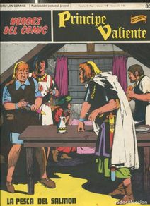 Comics: Principe Valiente de Burulan numero 80: La pesca del salmon - Hal Foster